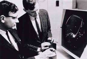 Spacewar! on a PDP-1