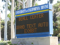 UCI sign, Grand Text Auto exhibition